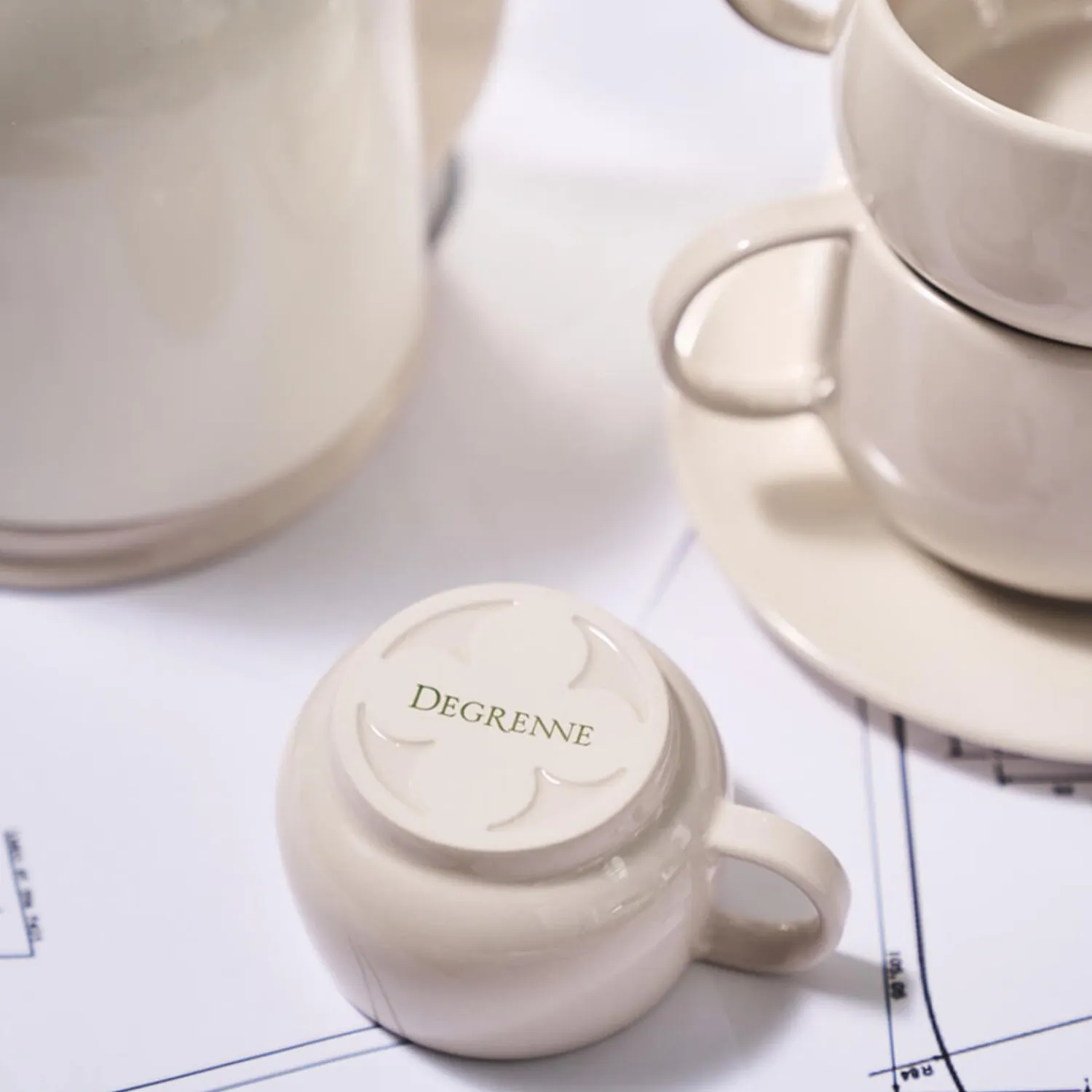 Degrenne Caféterie Empileo Rose Nude Outlet
