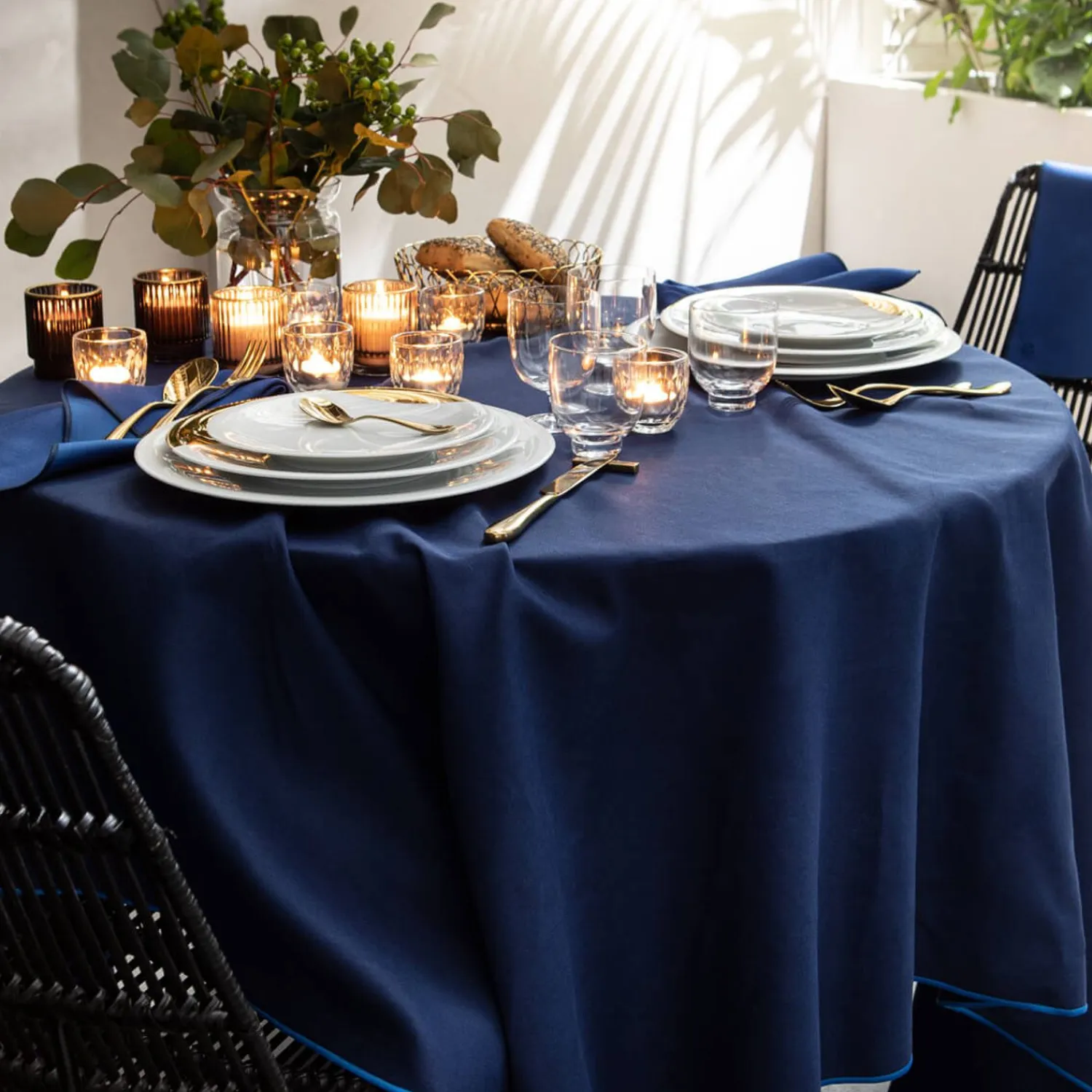 Degrenne Nuances Coton & Lin Bleu Nuit Sale
